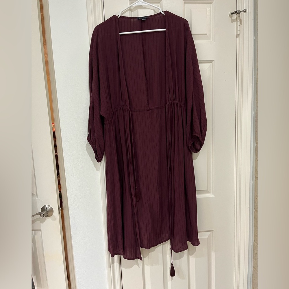 American Eagle Outfitters Plum Colored Kimono size small or XS